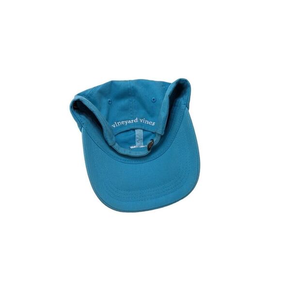 Turquoise Vineyard Vines‎ Adjustable Strapback Cap Dad Hat Whale Embroidered - Picture 3 of 5